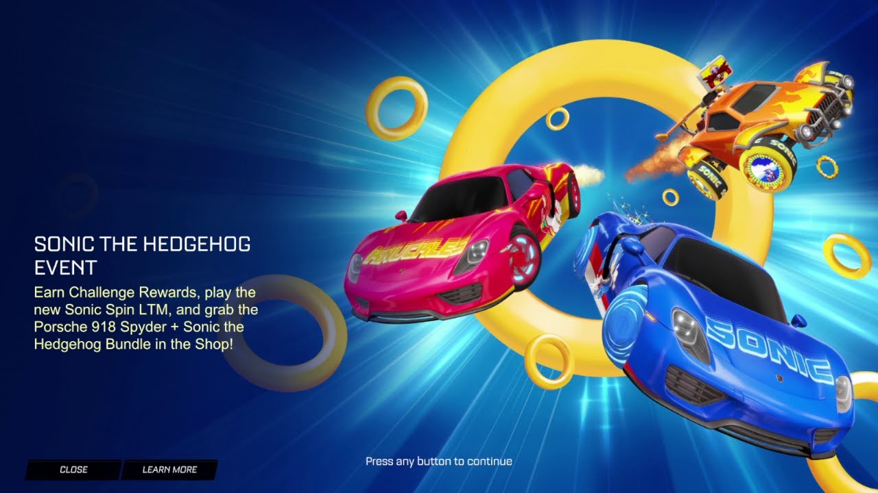 Its Sonic X Rocket League!