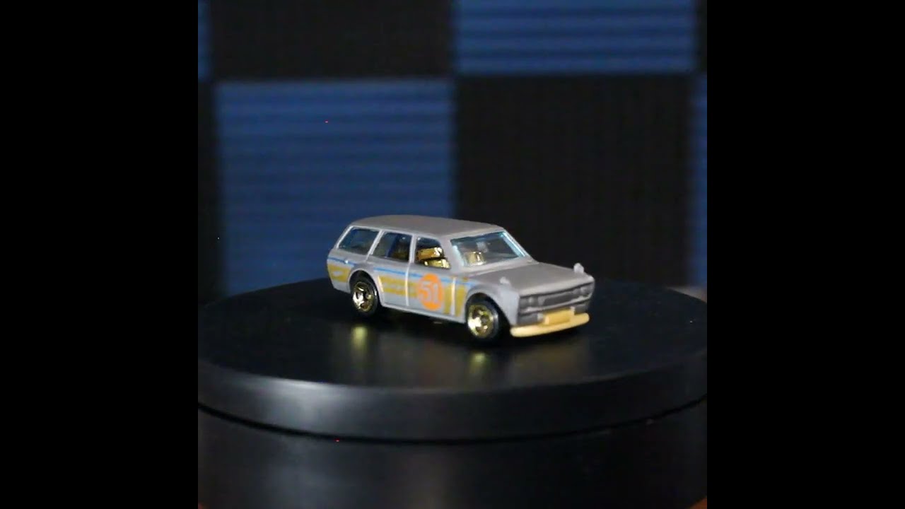 ’71 Datsun 510 Wagon – Satin and Chrome – Hot Wheels Basic (2020) #shorts
