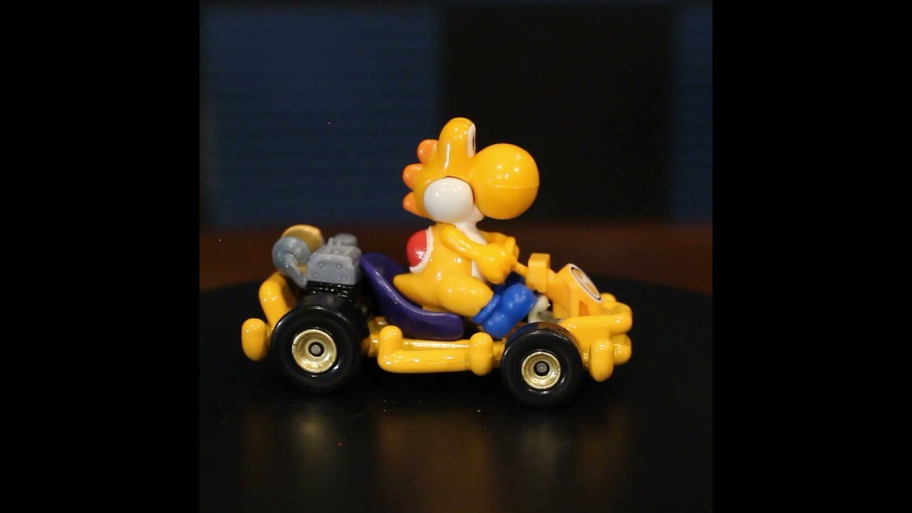 Orange Yoshi Pipe Frame – Mario Kart Character Cars – Hot Wheels (2022) #shorts