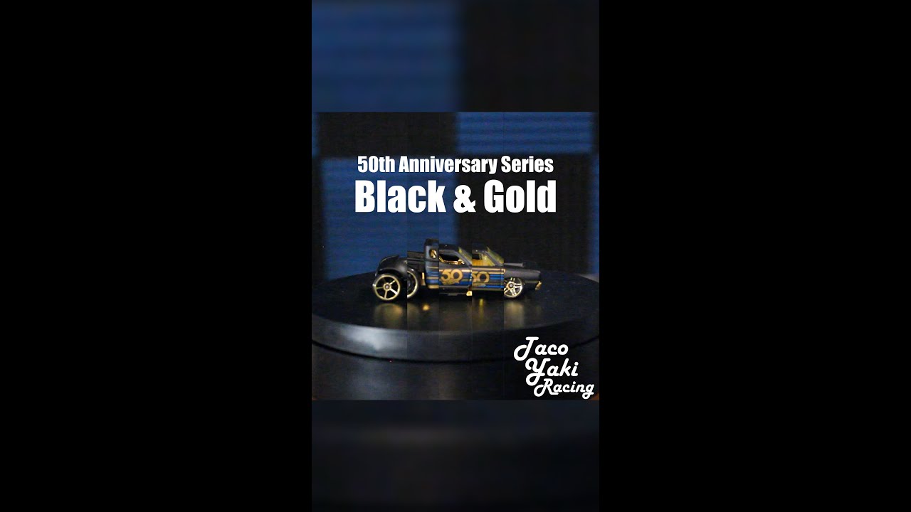 Black & Gold – Hot Wheels 50th Anniversary (2018) #shorts
