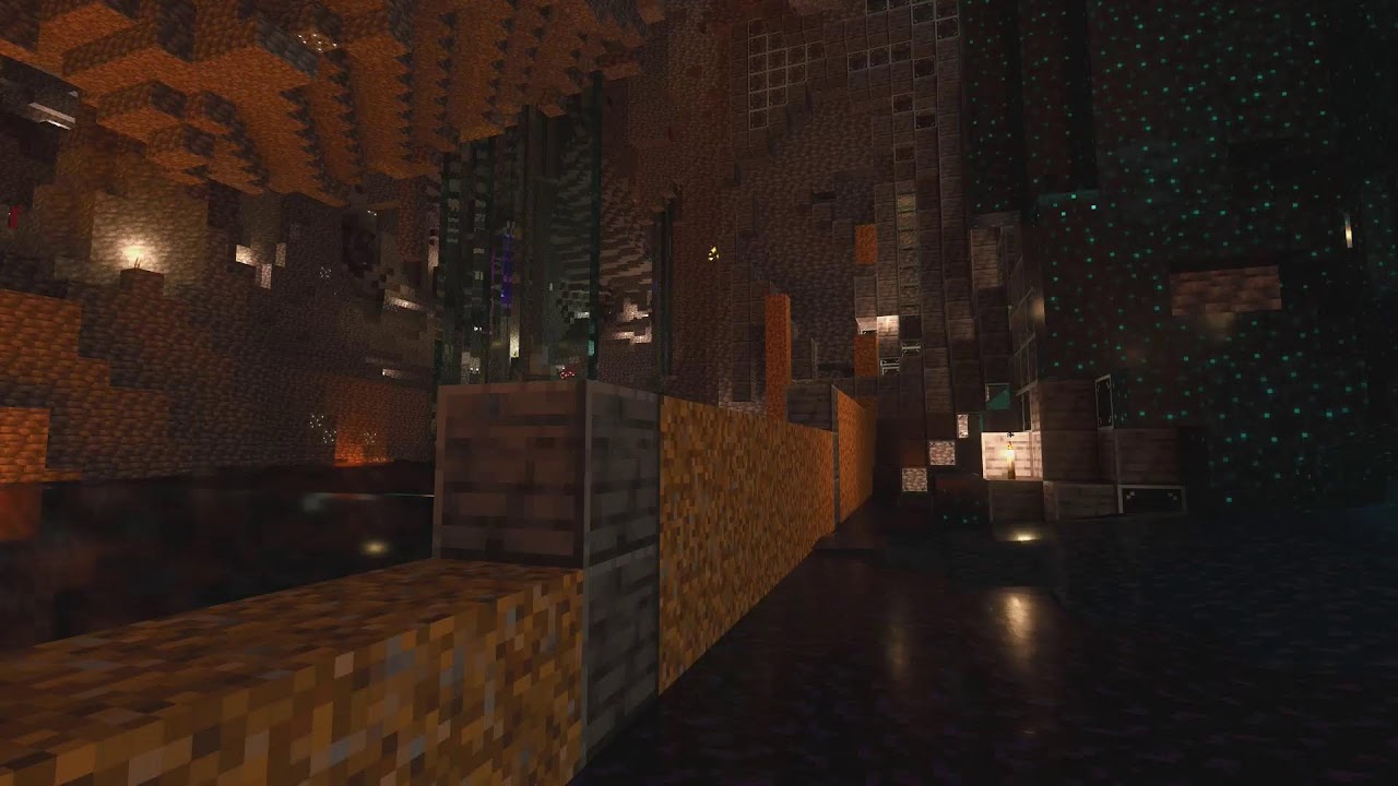 Building a Perimeter in a Deep Dark Cave.
