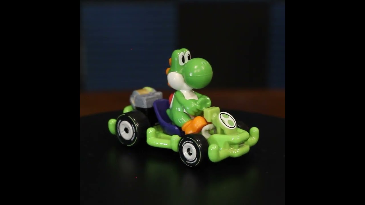 Yoshi Pipe Frame – Mario Kart Character Cars – Hot Wheels (2021) #shorts