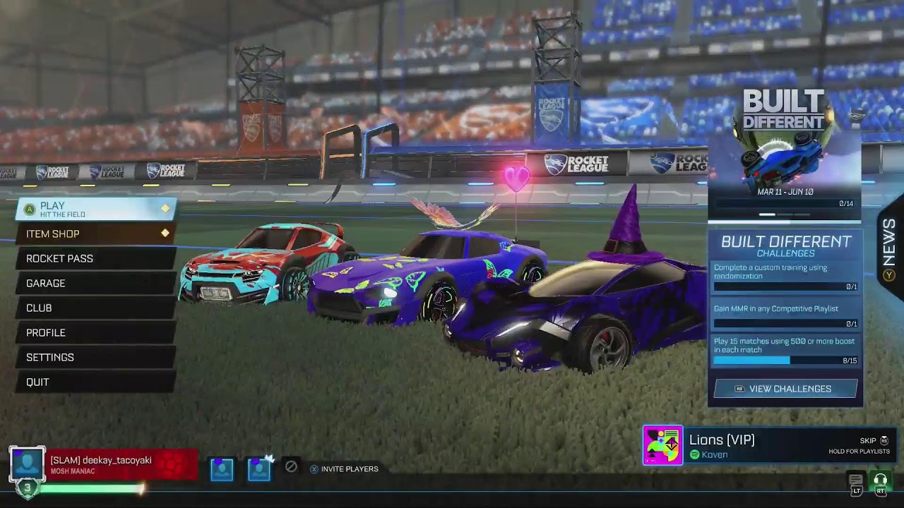 Rocket League Season 22 Begins!!! #carcam