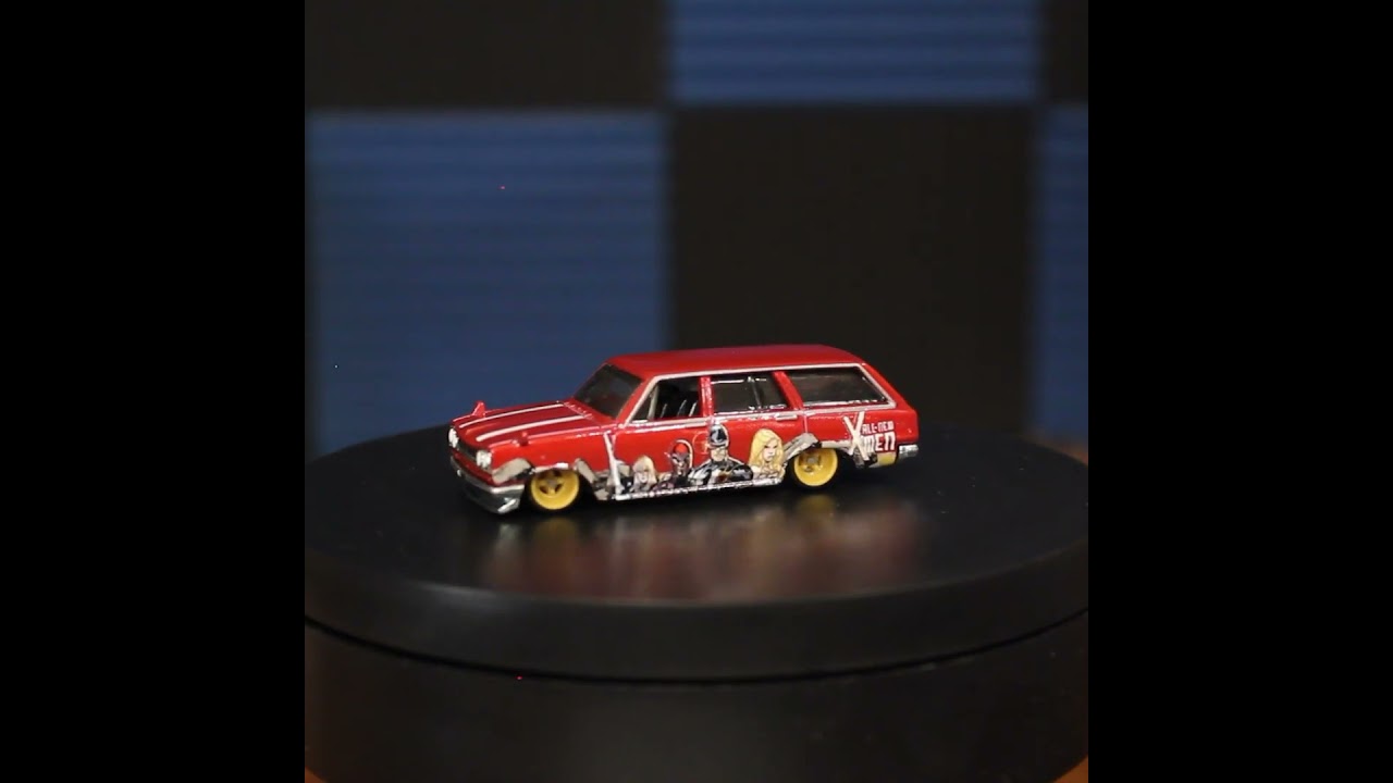Nissan C10 Skyline Wagon (Red) – Pop Culture: X-Men – Hot Wheels Premium (2019)