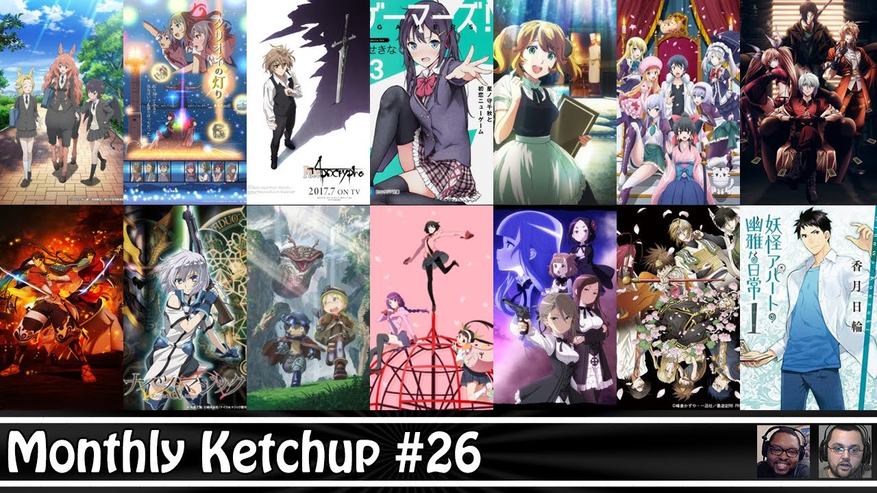 Upcoming Summer Anime 2017 – Monthly Ketchup #26