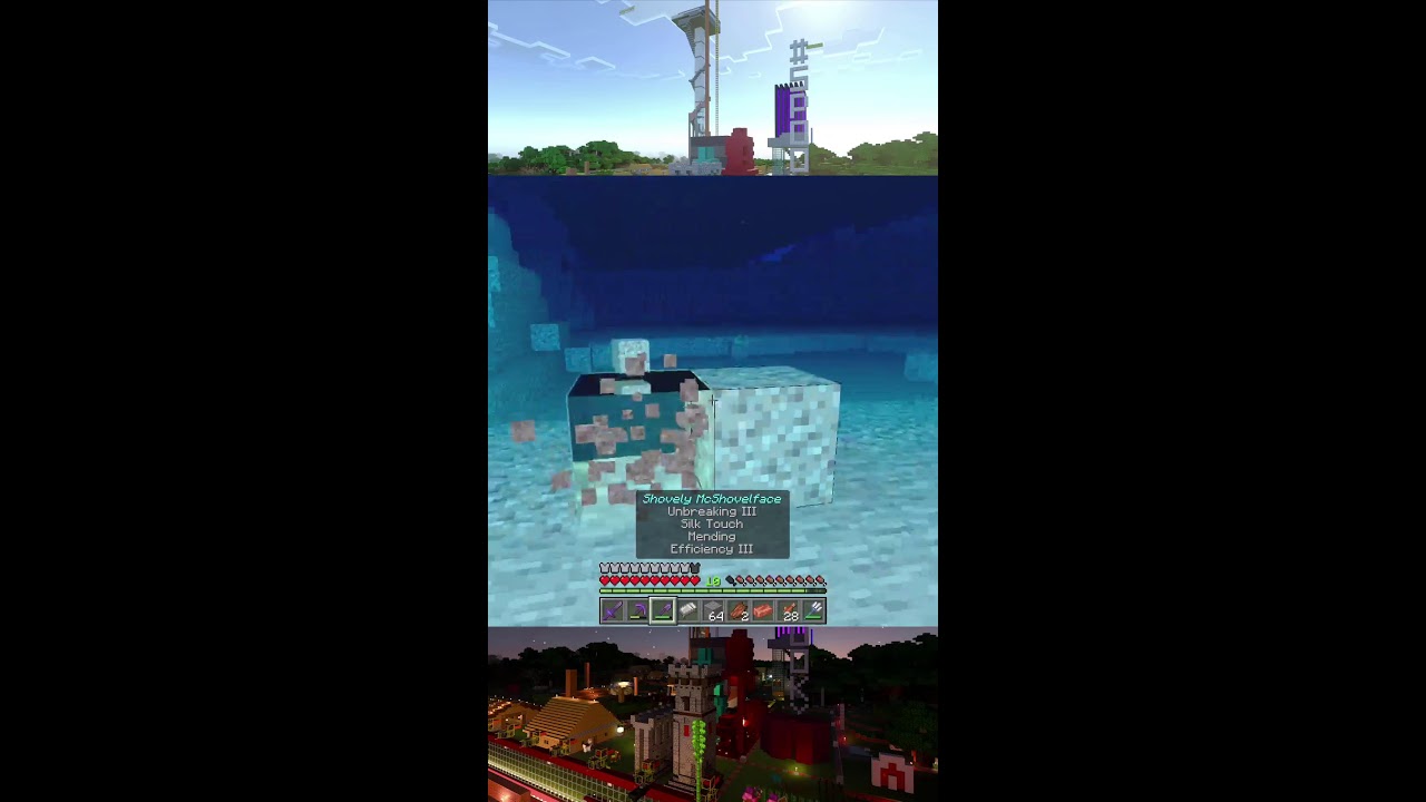 Enchanting Juan’s Gear and Mining Under Water (Portrait)