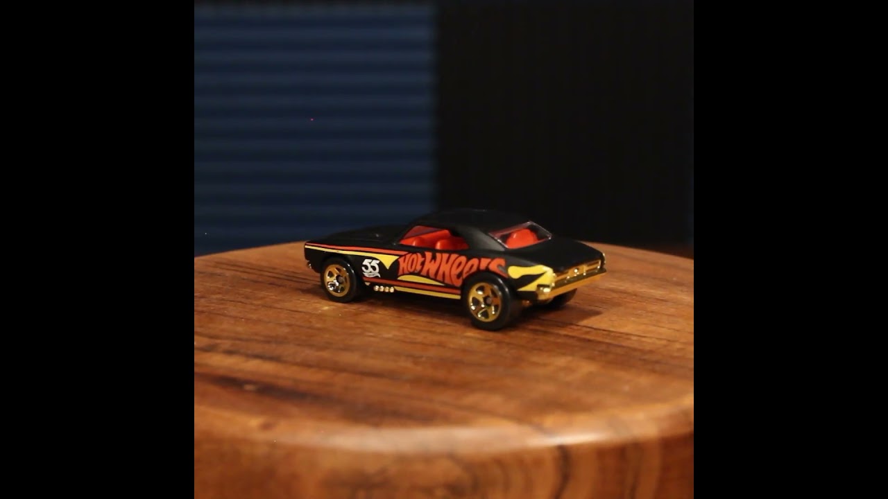 ’67 Camaro from 55th Anniversary: Black and Yellow – Hot Wheels Basic (2024)