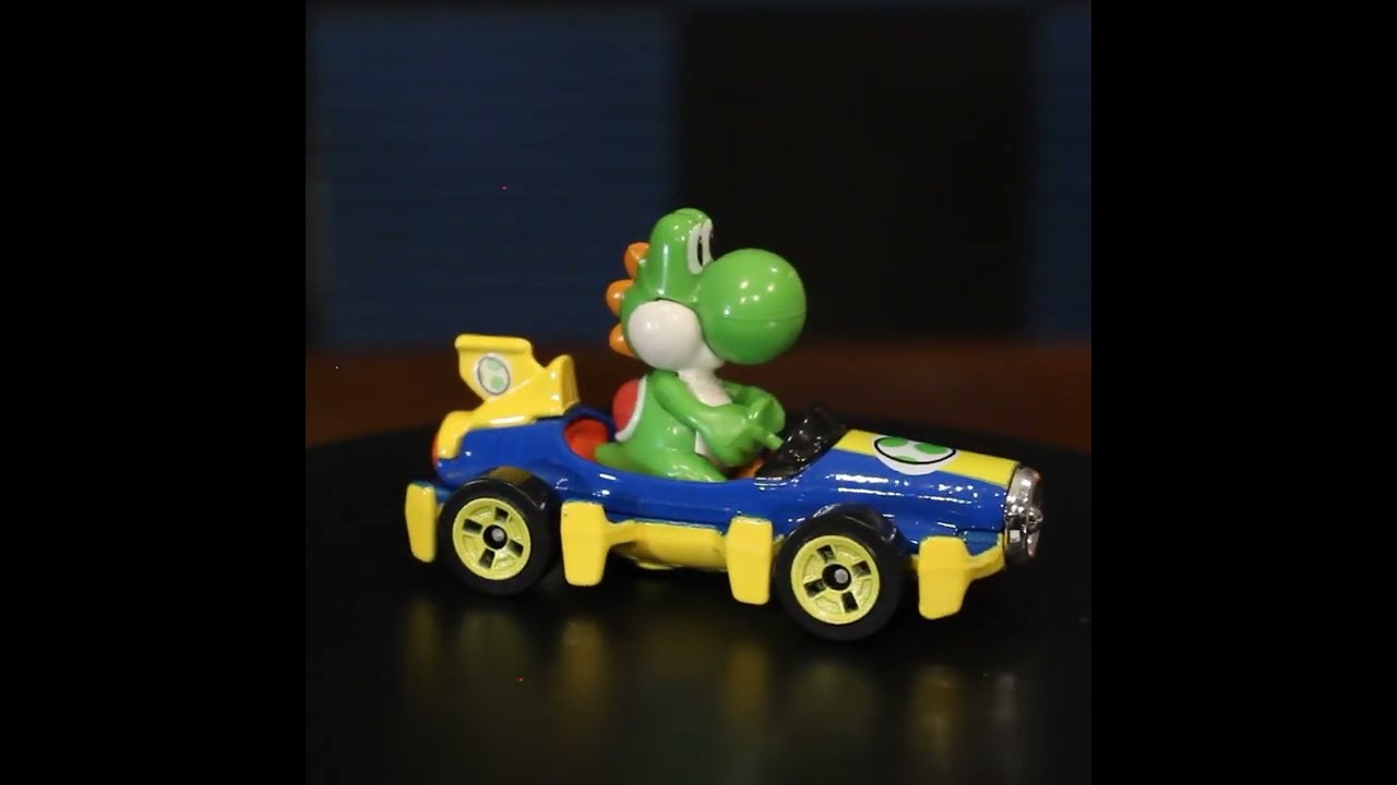 Yoshi Mach 8 – Mario Kart Character Cars – Hot Wheels (2020) #shorts