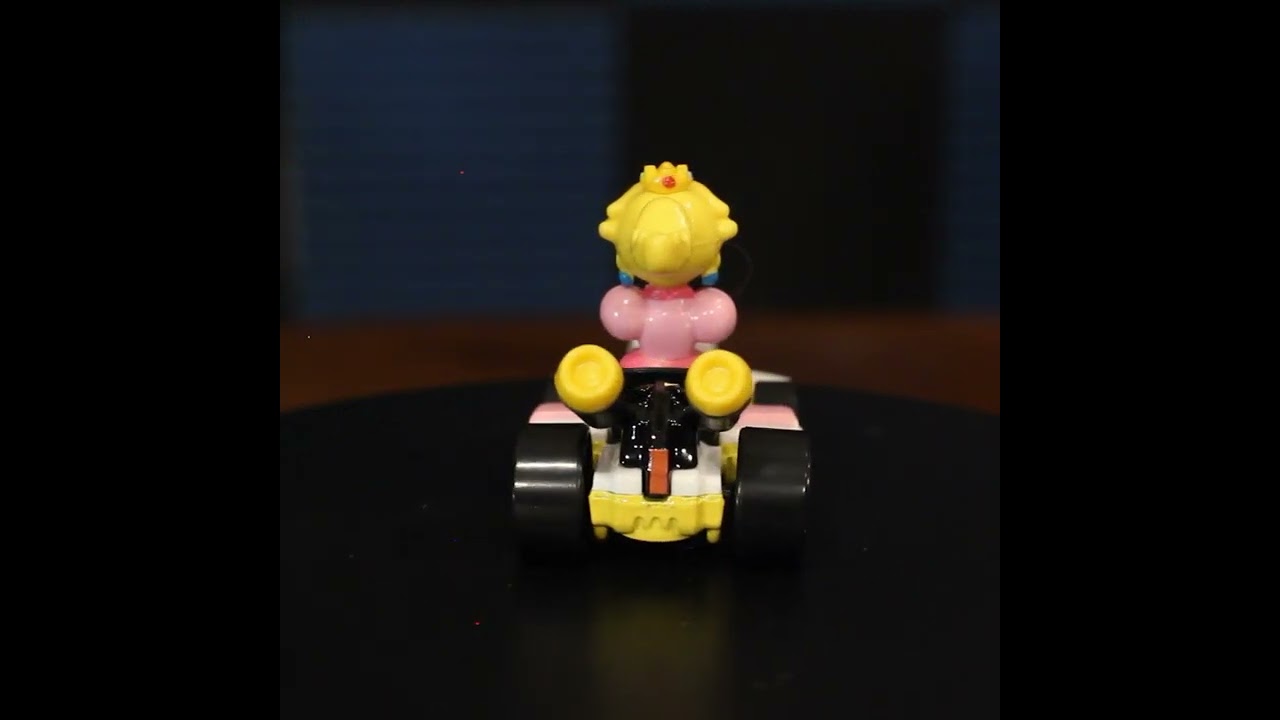 Princess Peach Standard Kart – Mario Kart Character Cars – Hot Wheels (2019) #shorts