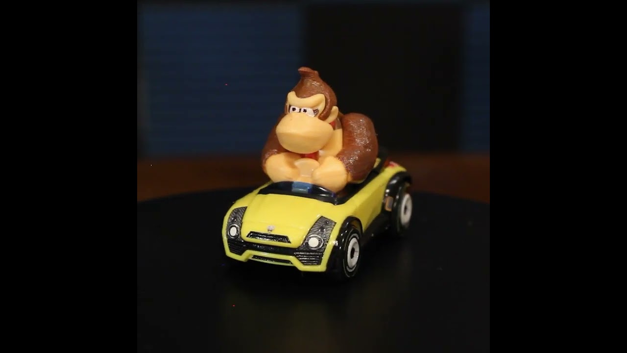 Donkey Kong Sports Coupe – Mario Kart Character Cars – Hot Wheels (2019) #shorts