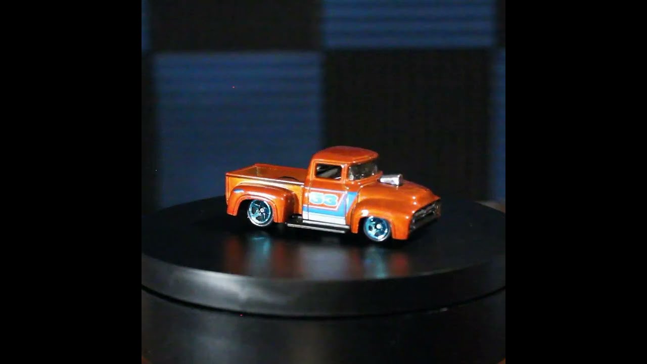 Custom ’56 Ford Truck from Orange and Blue – Hot Wheels Basic (2021) #shorts