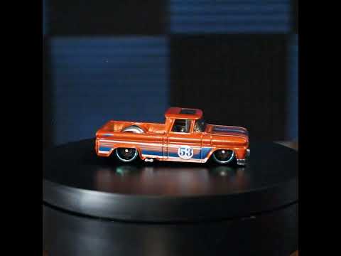 Custom ’62 Chevy Pickup from Orange and Blue – Hot Wheels Basic (2021) #shorts