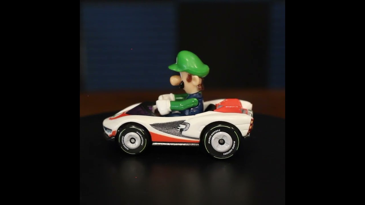 Luigi P-Wing – Mario Kart Character Cars – Hot Wheels (2021) #shorts