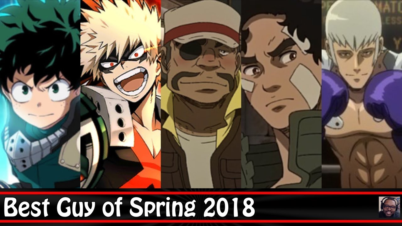 12 Days Of Anime 2018 | Day 5 | Who is the Best Guy of Spring 2018?