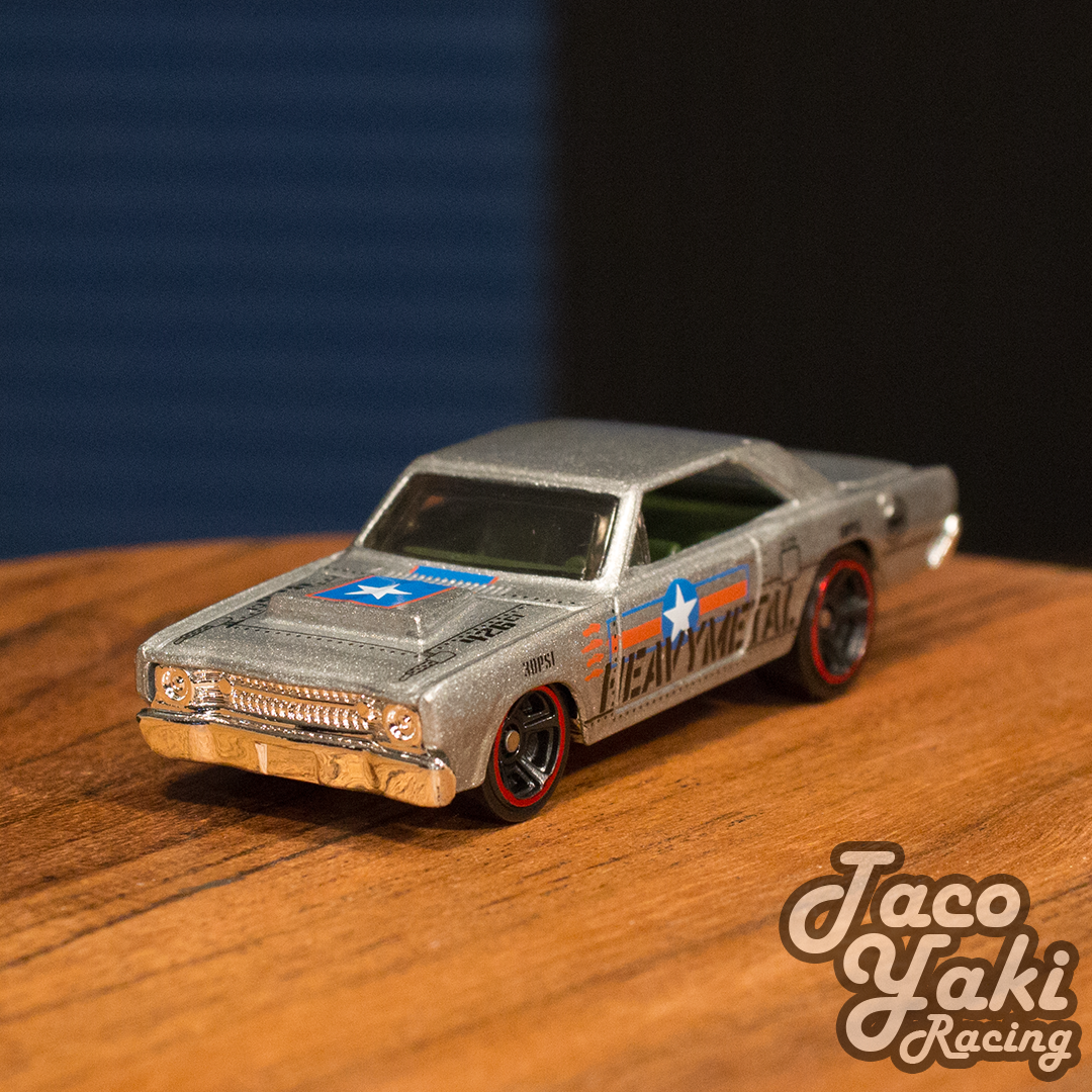 ’68 Dodge Dart (Silver) – Larry Wood 50th Anniversary – Hot Wheels Basic (2019)