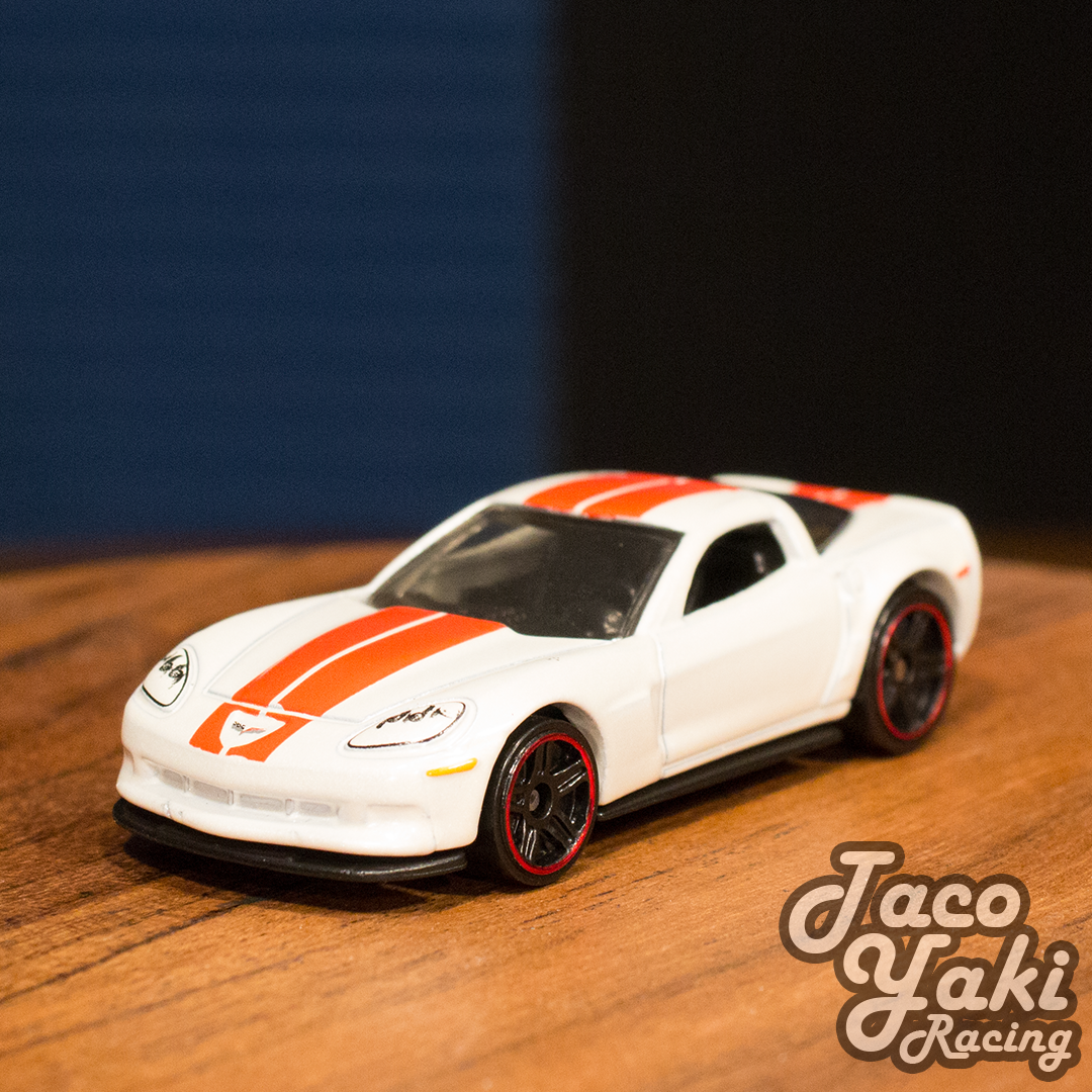 ’12 Corvette Z06 (Pearl White) – Factory 500 H.P. – Hot Wheels Basic (2021)